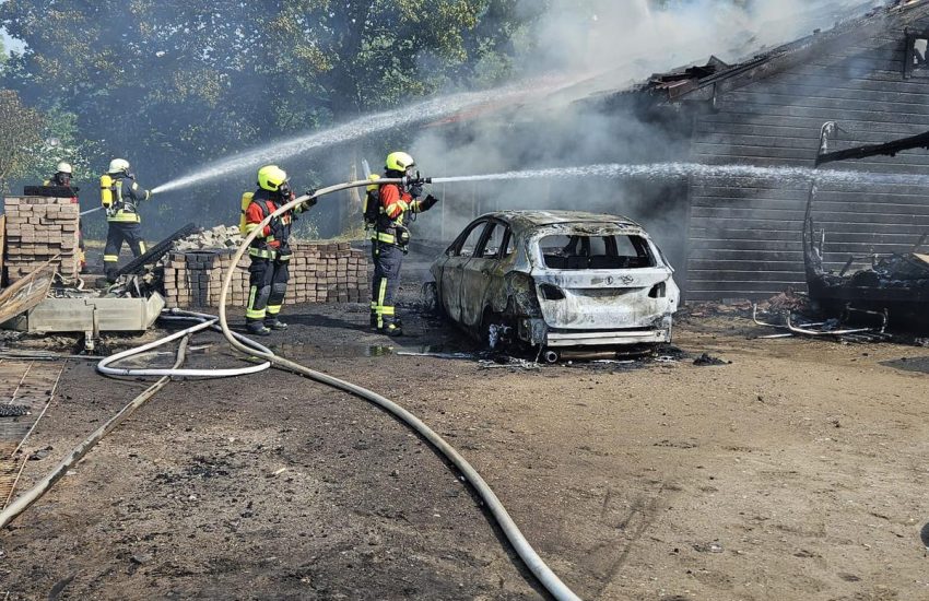 Brand im Dümmer-Feriendorf 06.06.2023 2