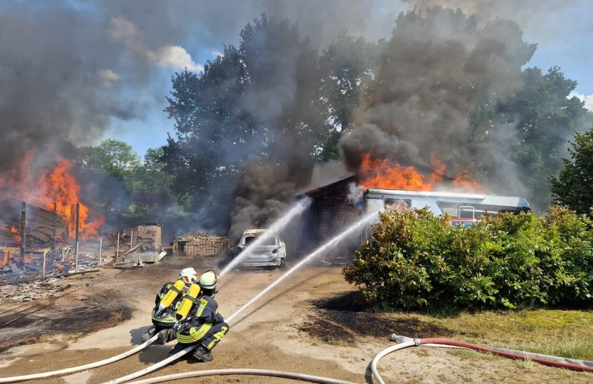 Brand im Dümmer-Feriendorf 06.06.2023 1