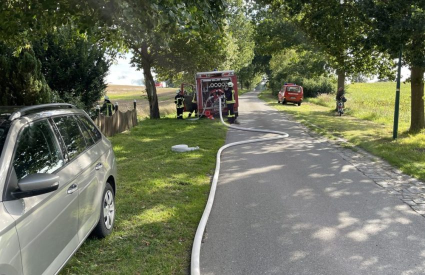 Stoppelackerbrand Schossin 10.08.2023